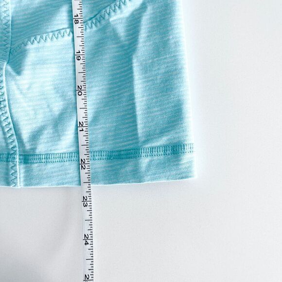 Lululemon Womens Racerback Cutout Yoga Tone It Active Tank Top Angel Blue Size 4 - Picture 4 of 5